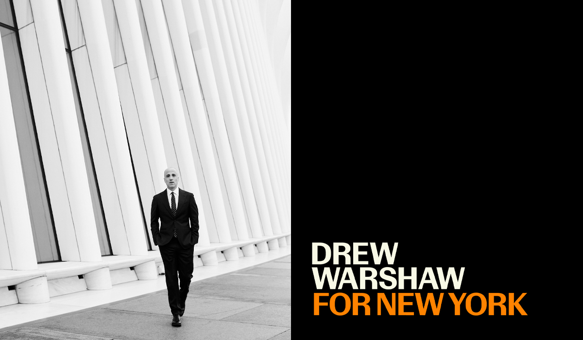 Drew Warshaw at the World Trade Center